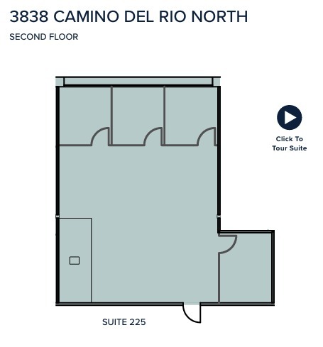 3838 Camino del Rio N, San Diego, CA à louer Plan d’étage- Image 1 de 1