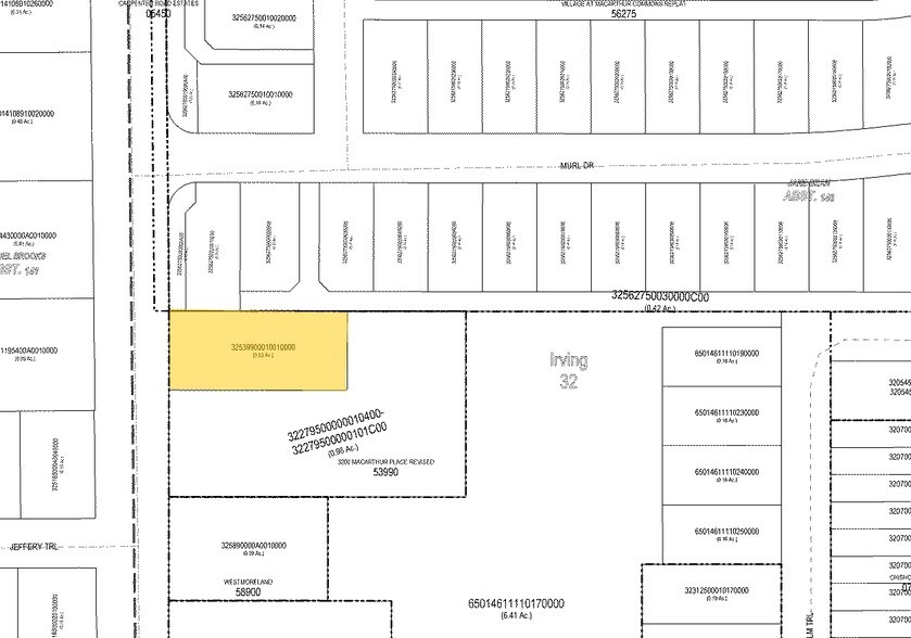 3204 N MacArthur Blvd, Irving, TX à vendre - Plan cadastral - Image 2 de 20