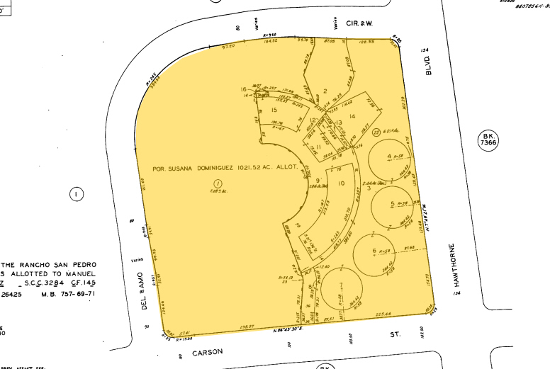 21515 Hawthorne Blvd, Torrance, CA à louer - Plan cadastral - Image 3 de 6