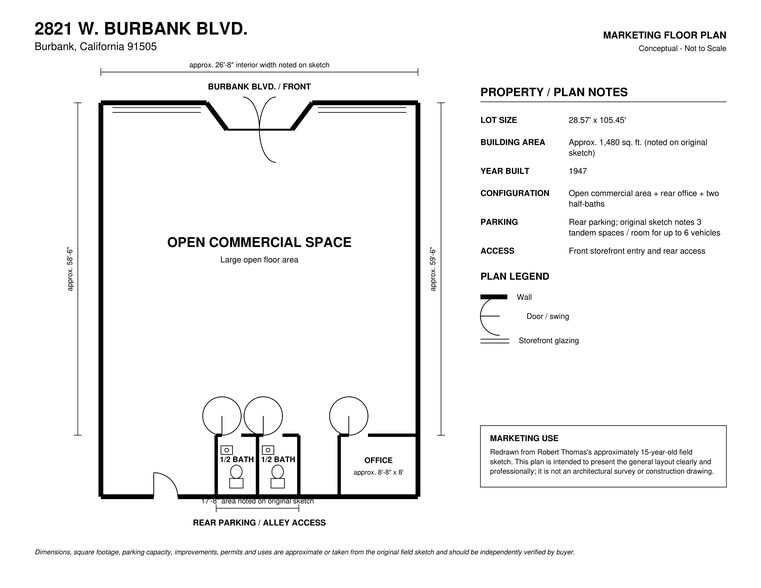 2821 W Burbank Blvd, Burbank, CA for sale - Building Photo - Image 2 of 7