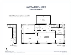 1145 California Dr, Burlingame, CA for lease Floor Plan- Image 1 of 18