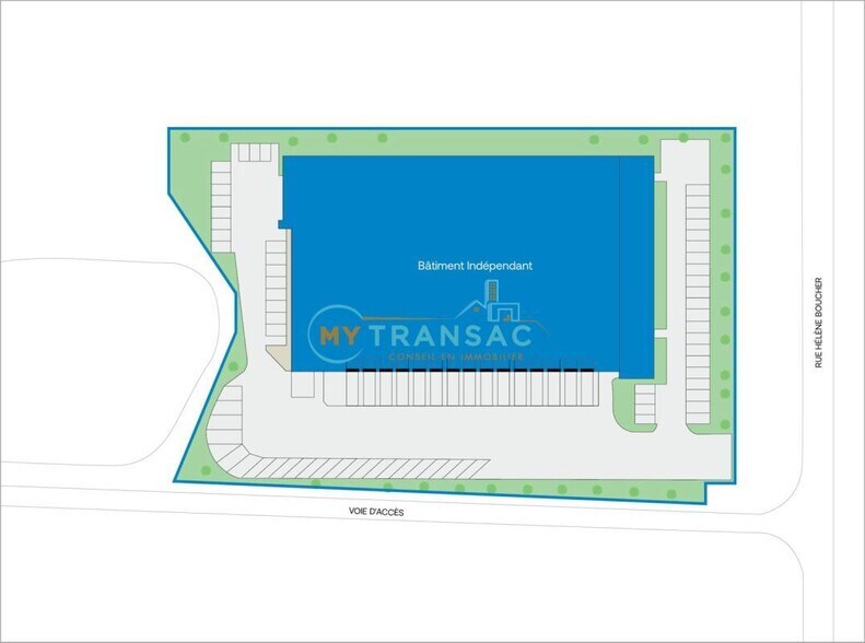 Industrial in Chilly-Mazarin for lease - Site Plan - Image 3 of 12