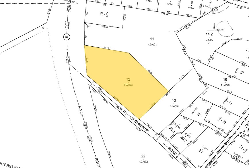 200 N Route 303, West Nyack, NY à vendre - Plan cadastral - Image 1 de 1