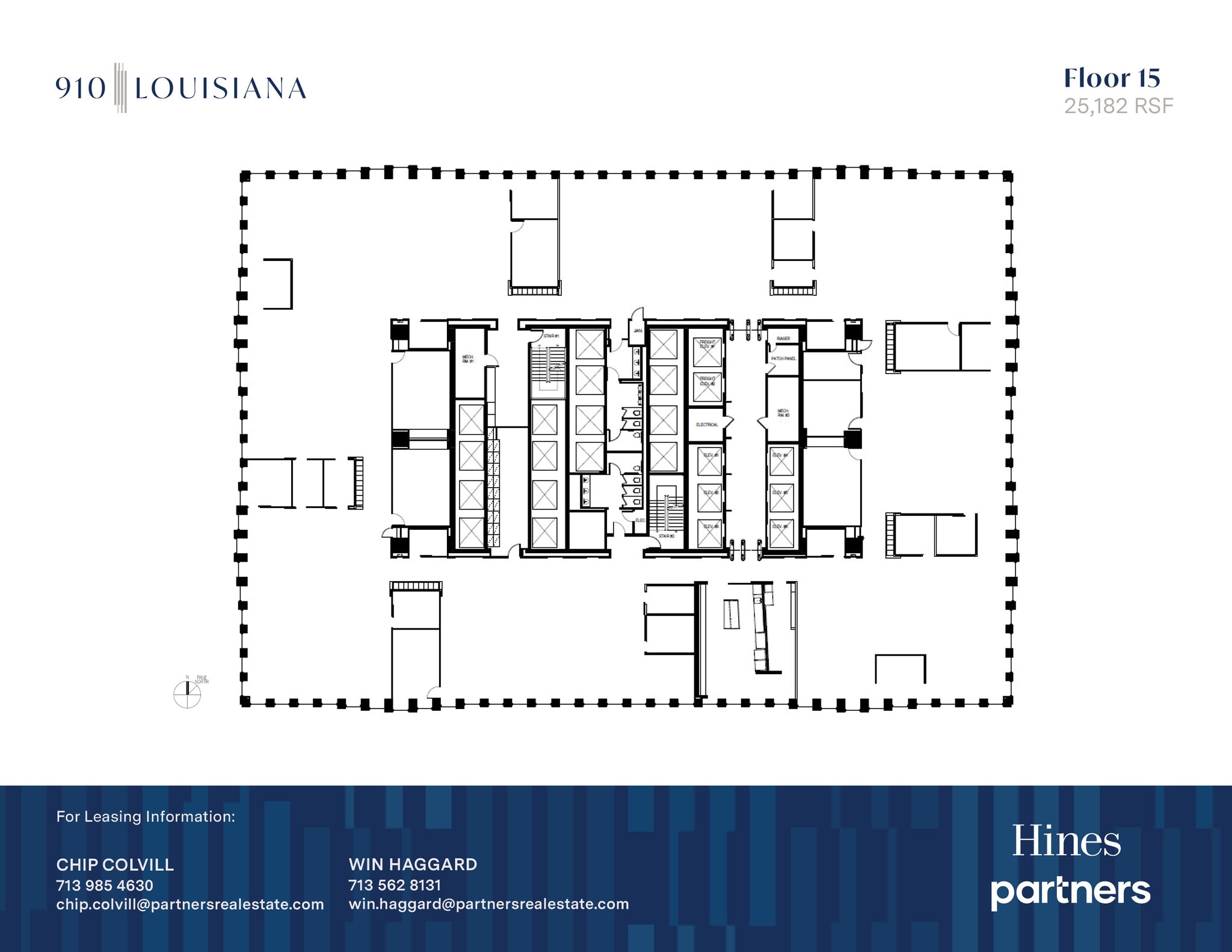 910 Louisiana St, Houston, TX à louer Plan d’étage- Image 1 de 1