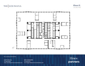 910 Louisiana St, Houston, TX à louer Plan d’étage- Image 1 de 1