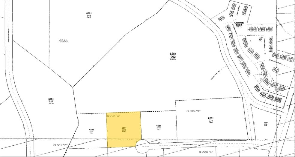 6753 Jones Mill Ct, Peachtree Corners, GA for lease - Plat Map - Image 2 of 7
