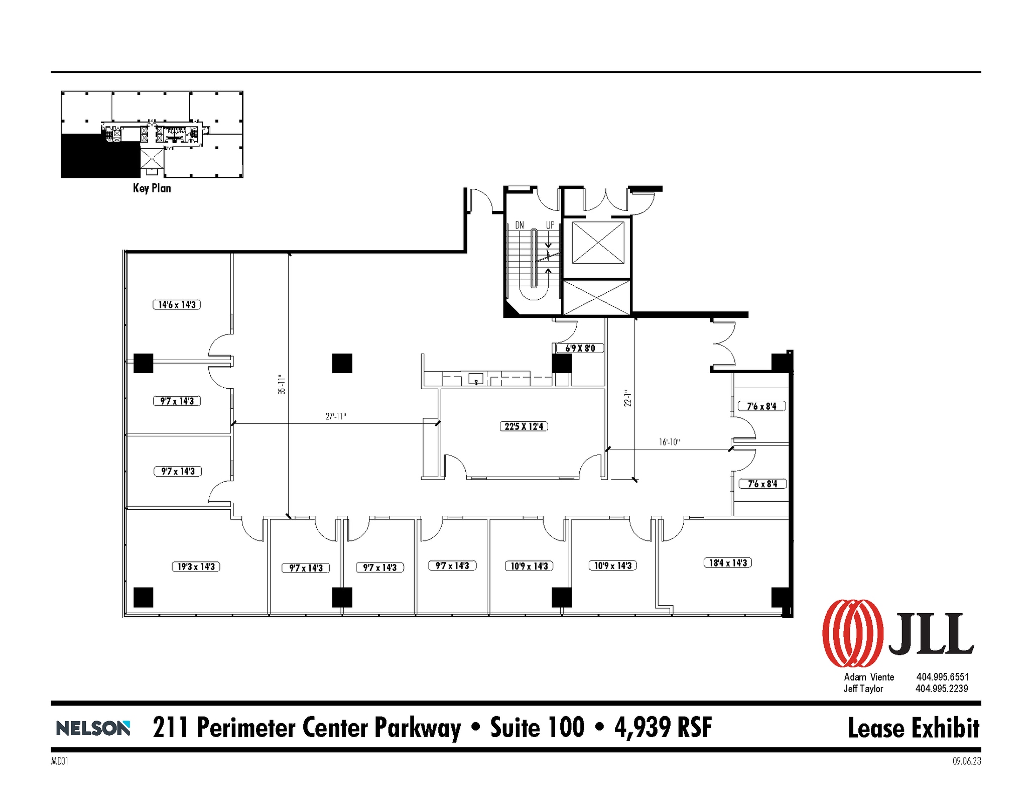 211 Perimeter Center Pky NE, Atlanta, GA for lease Floor Plan- Image 1 of 3
