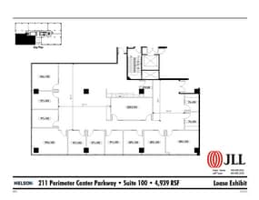 211 Perimeter Center Pky NE, Atlanta, GA for lease Floor Plan- Image 1 of 3