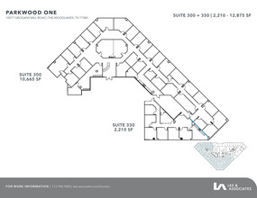 10077 Grogans Mill Rd, The Woodlands, TX à louer Plan d  tage- Image 2 de 2