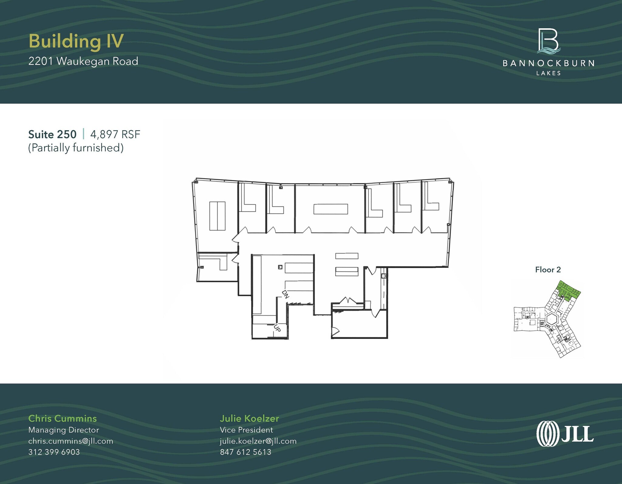 2333 Waukegan Rd, Bannockburn, IL for lease Floor Plan- Image 1 of 1