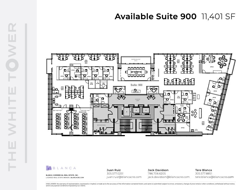 21500 Biscayne Blvd, Aventura, FL à louer Plan d’étage- Image 1 de 1