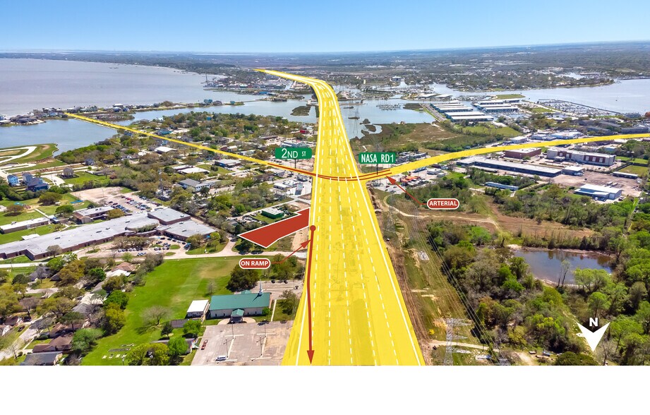 1408 Bayport Blvd, Seabrook, TX à louer - Aérien - Image 1 de 3