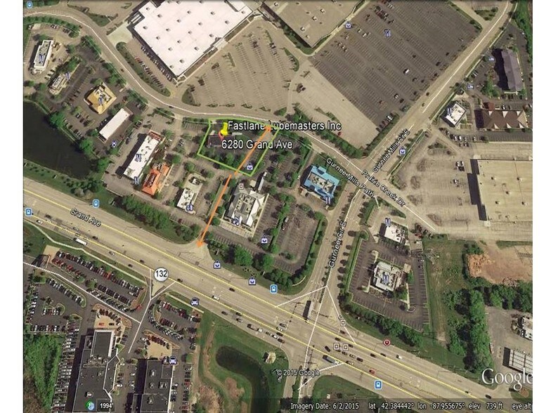 6280 Grand Ave, Gurnee, IL à vendre - Aérien - Image 2 de 6