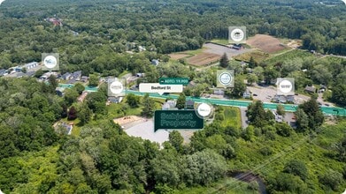 607 Bedford St, East Bridgewater, MA - Aérien  Vue de la carte - Image1