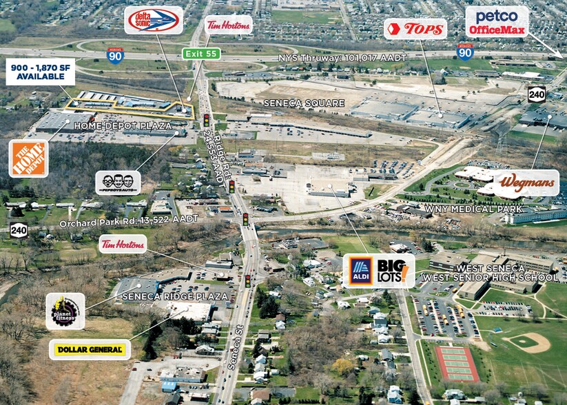 300 Langner Rd, West Seneca, NY à louer - Aérien - Image 2 de 3