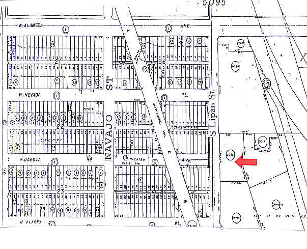 400 S Lipan St, Denver, CO à louer - Plan cadastral - Image 3 de 8