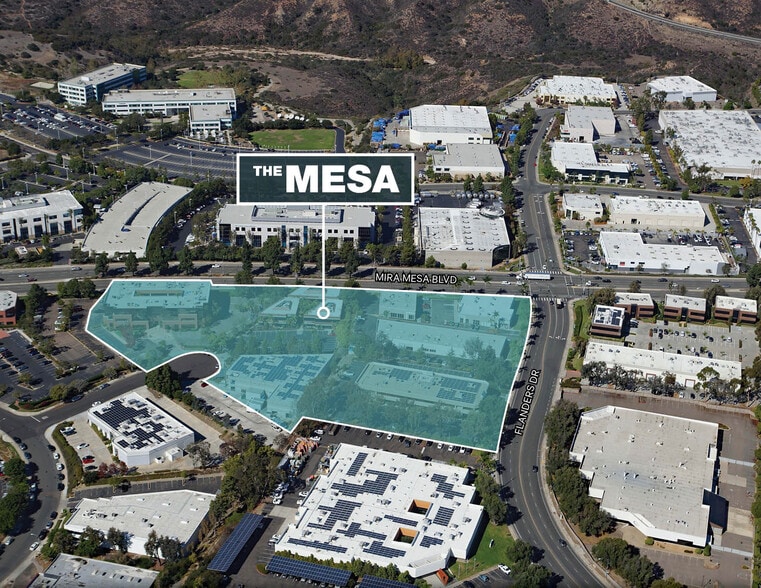 Mira Mesa Blvd blvd, San Diego, CA for sale - Aerial - Image 2 of 3