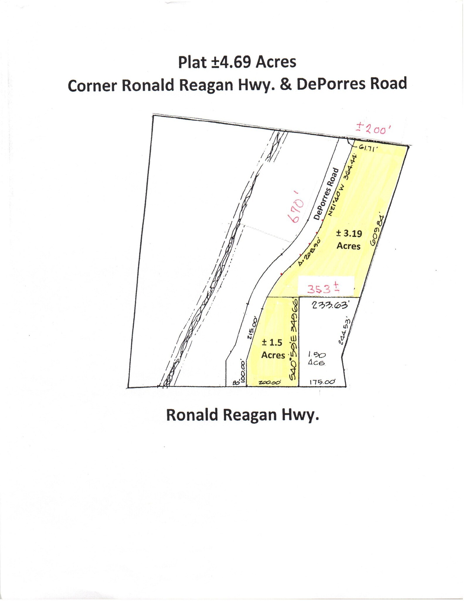 Ronald Reagan -1, Covington, LA à vendre Plan cadastral- Image 1 de 2