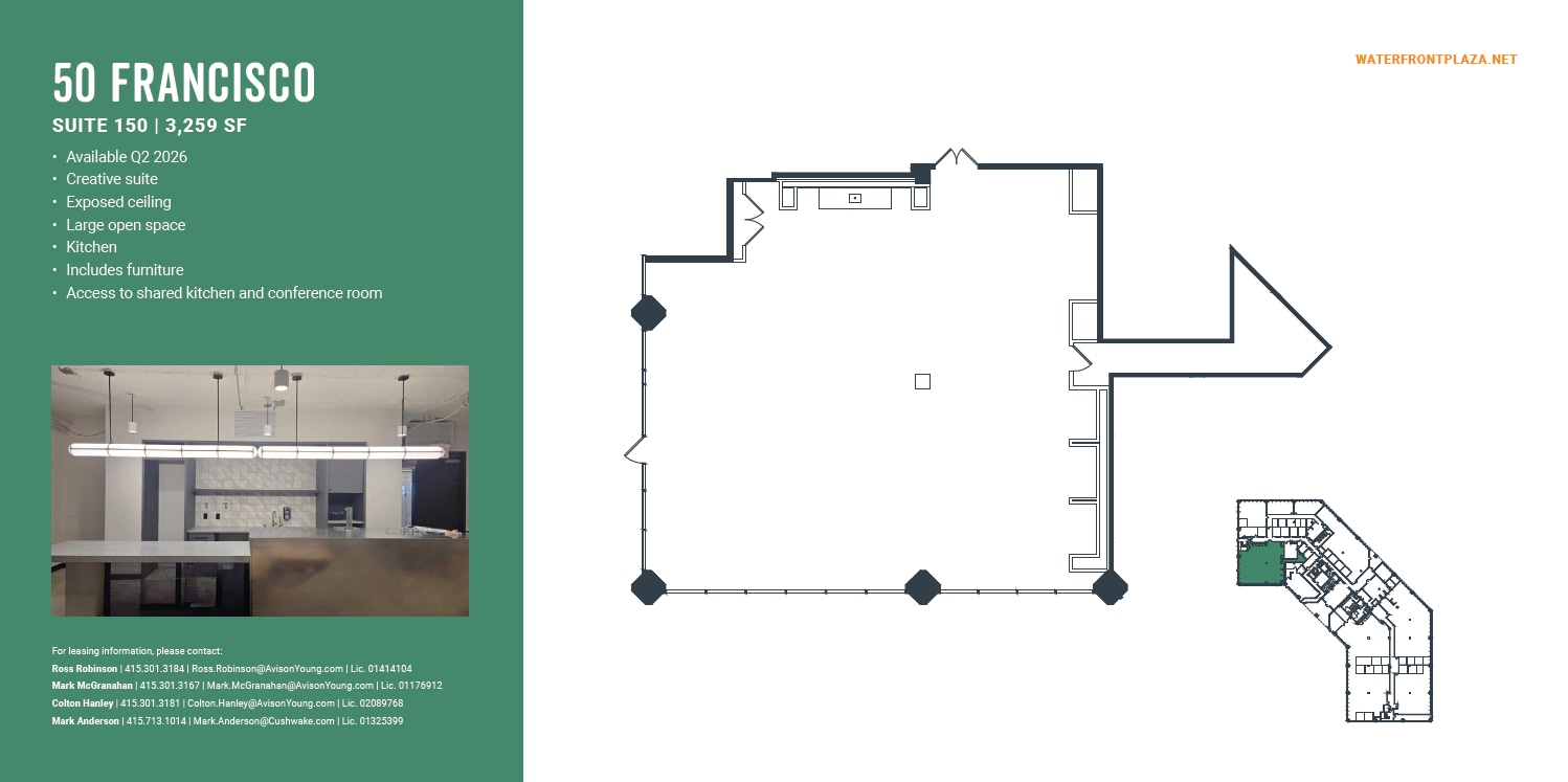 1700 Montgomery St, San Francisco, CA for lease Floor Plan- Image 1 of 1