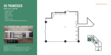 1700 Montgomery St, San Francisco, CA for lease Floor Plan- Image 1 of 1