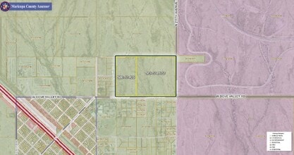 211th Ave & Dove Valley Rd, Wittmann, AZ - AERIAL map view - Image1