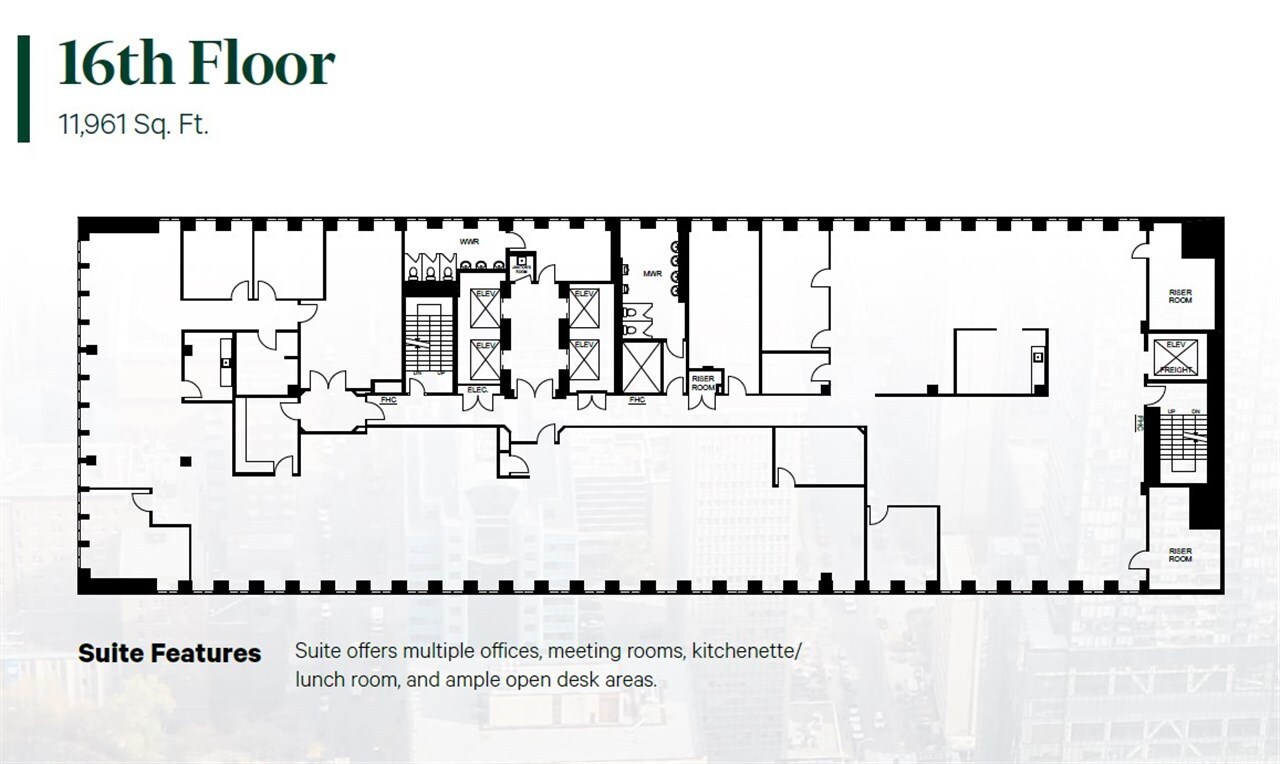 505 University Ave, Toronto, ON for lease Floor Plan- Image 1 of 1