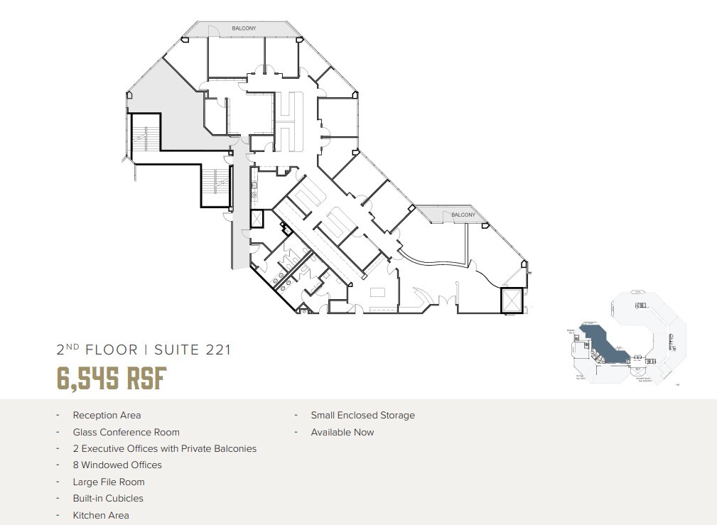 20750 Ventura Blvd, Woodland Hills, CA à louer Plan d  tage- Image 1 de 1