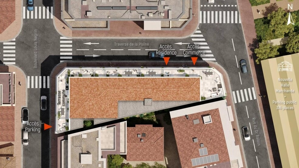 Traverse De La Plaine, Cannes à vendre - Plan de site - Image 2 de 2