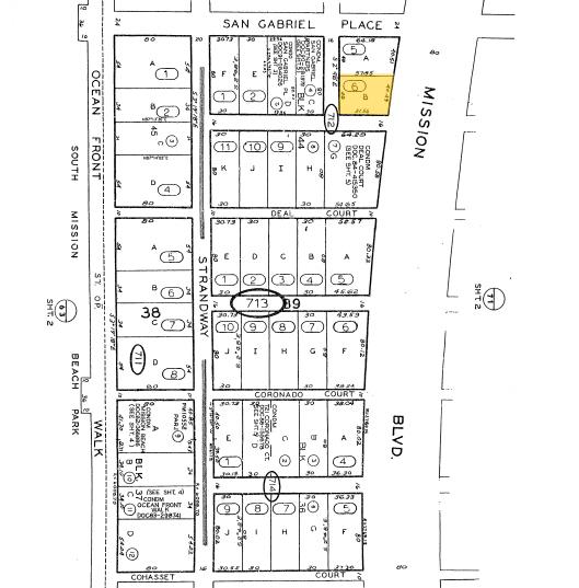 2886-2888 Mission Blvd, San Diego, CA à louer - Plan cadastral - Image 2 de 25