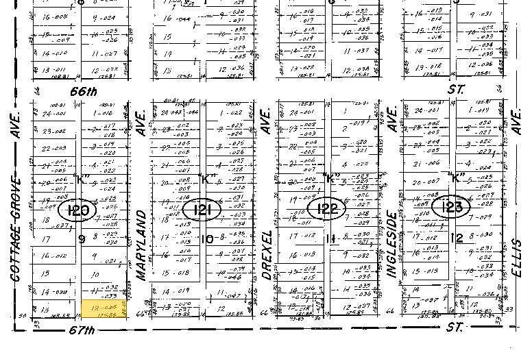 814 E 67th St, Chicago, IL à vendre - Plan cadastral - Image 2 de 2