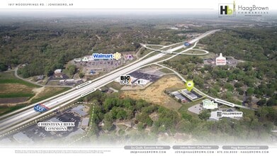 1817 Woodsprings Rd, Jonesboro, AR - AERIAL  map view - Image1