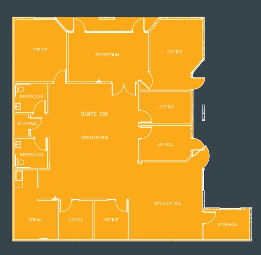 9520 Padgett St, San Diego, CA à louer Plan d’étage- Image 1 de 1