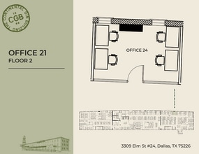 3309 Elm St, Dallas, TX for lease Floor Plan- Image 1 of 1