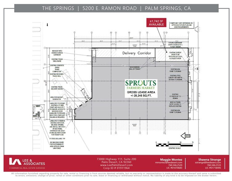 5200 E Ramon Rd, Palm Springs, CA à louer - Plan d’étage - Image 2 de 10