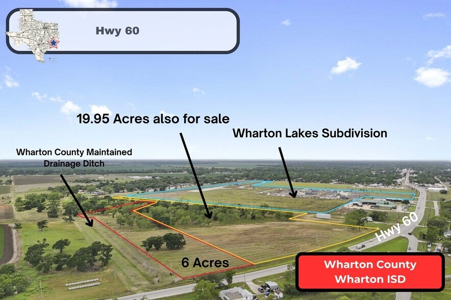 0 Highway 60, Wharton, TX à vendre - Photo principale - Image 1 de 10