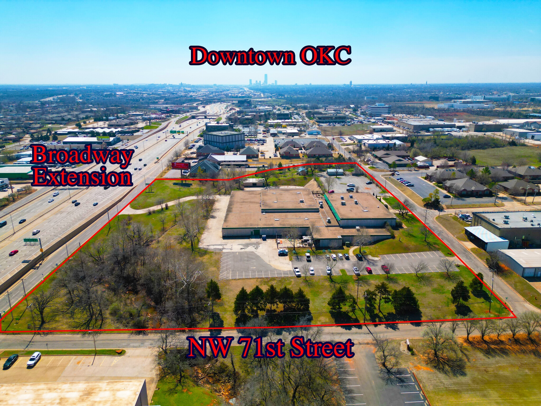 7000 N Robinson Ave, Oklahoma City, OK for lease Aerial- Image 1 of 12