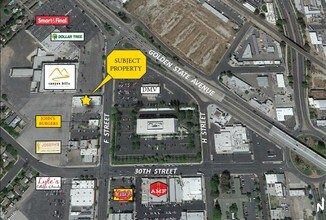 3105 F St, Bakersfield, CA - AERIAL map view