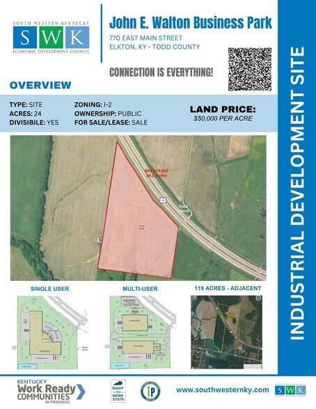 E Jeff Davis Hwy, Elkton, KY for sale - Aerial - Image 2 of 6