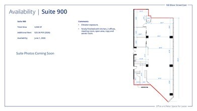 160 Bloor St E, Toronto, ON for lease Floor Plan- Image 1 of 1