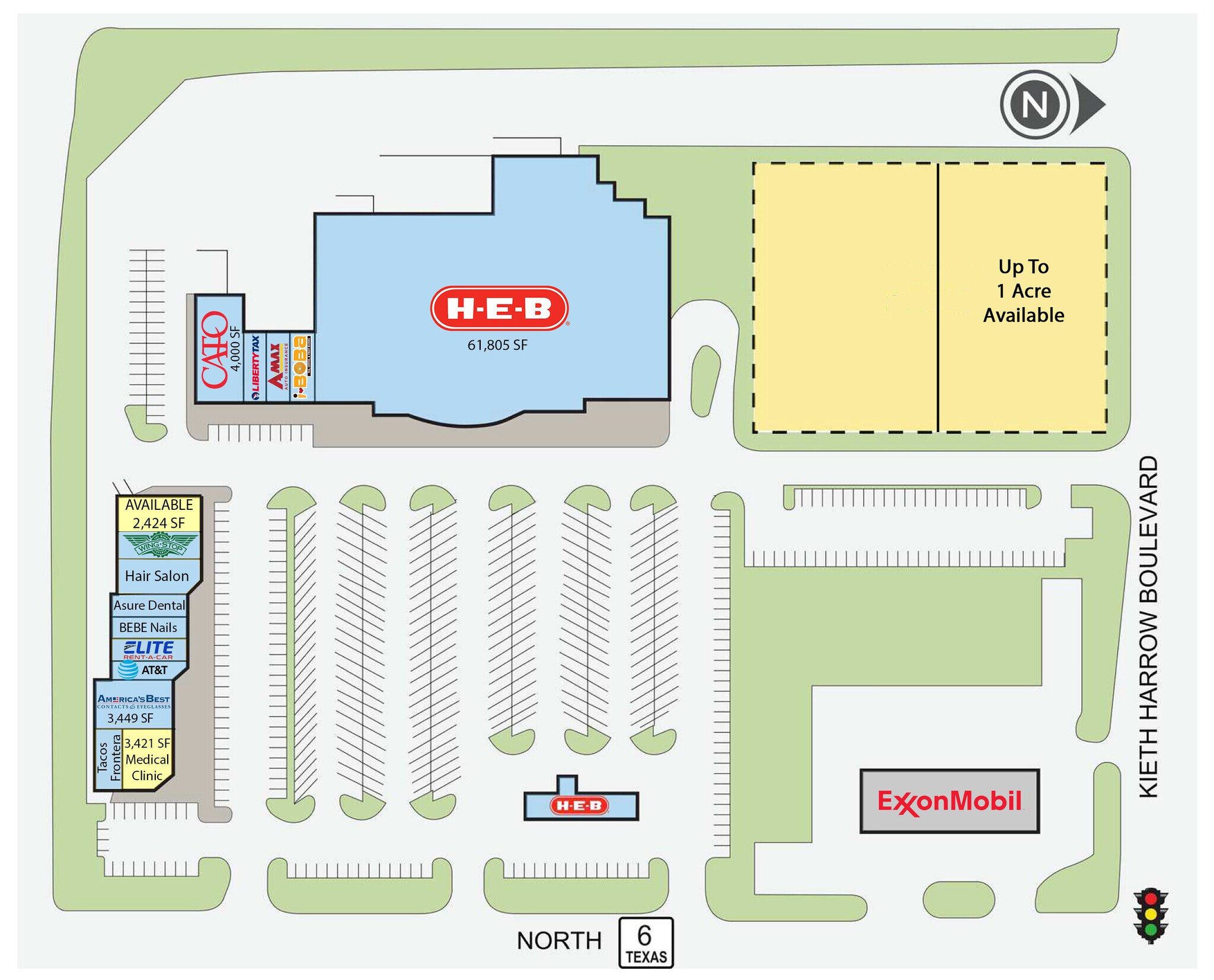 4805-4975 Highway 6 N, Houston, TX à louer Plan de site- Image 1 de 1