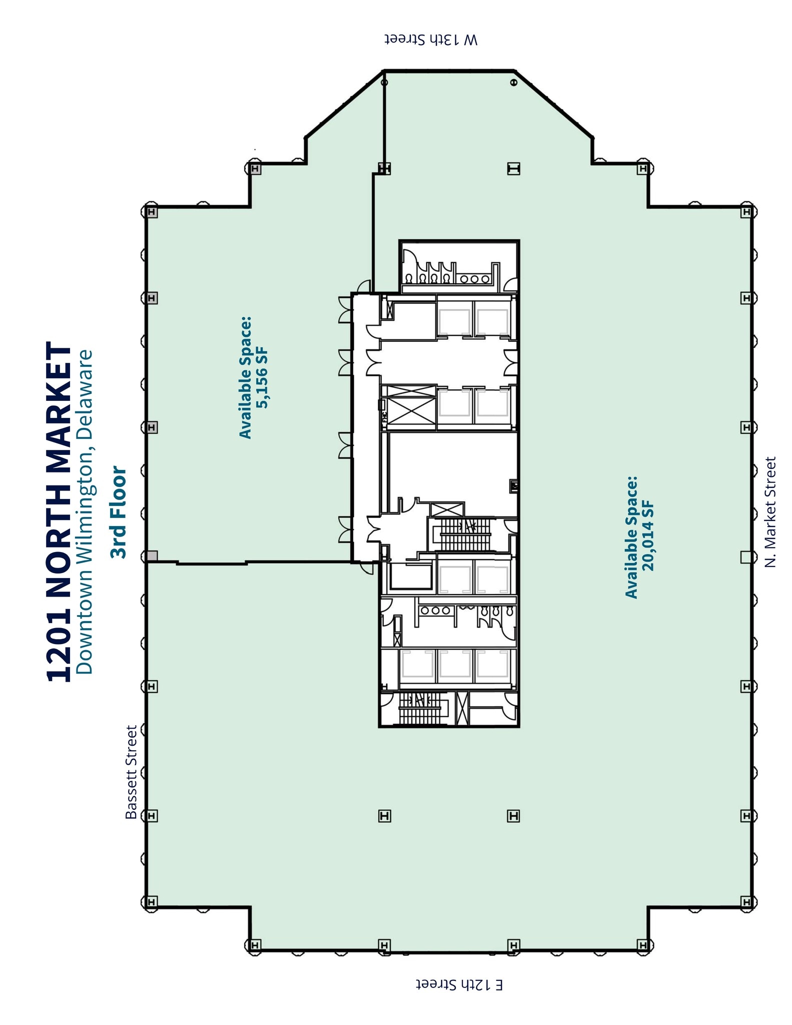 1201 N Market St, Wilmington, DE à louer Plan de site- Image 1 de 1