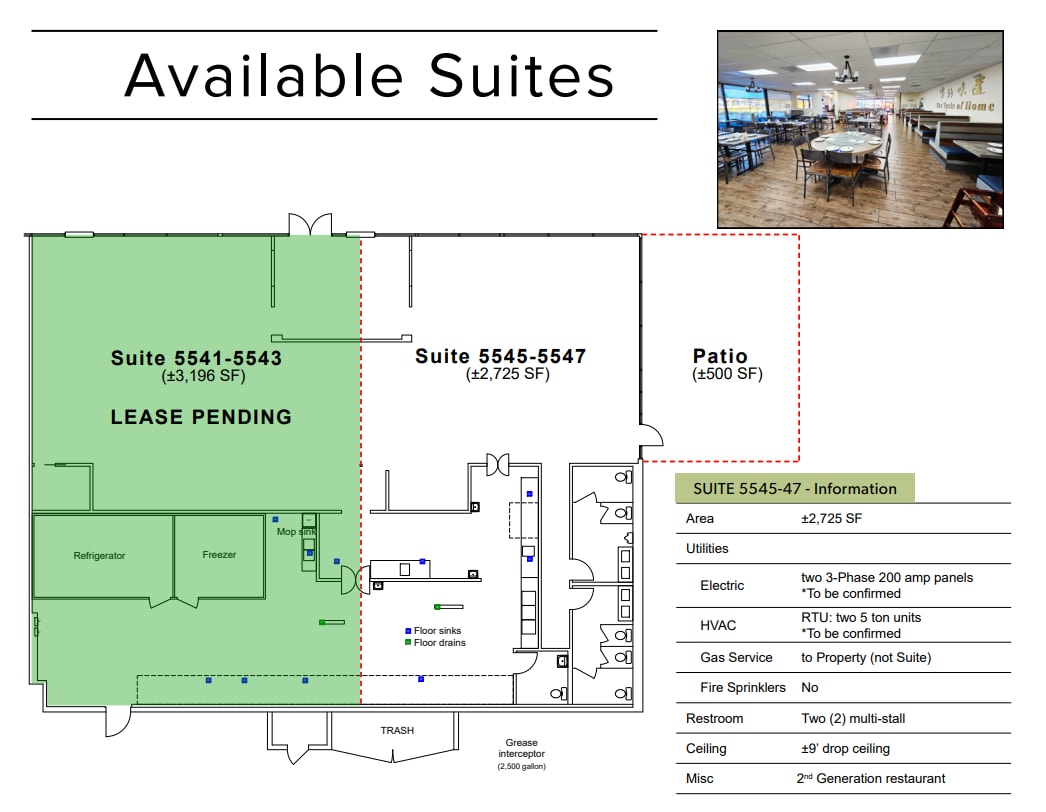 5487-5597 Clairemont Mesa Blvd, San Diego, CA for lease Floor Plan- Image 1 of 1