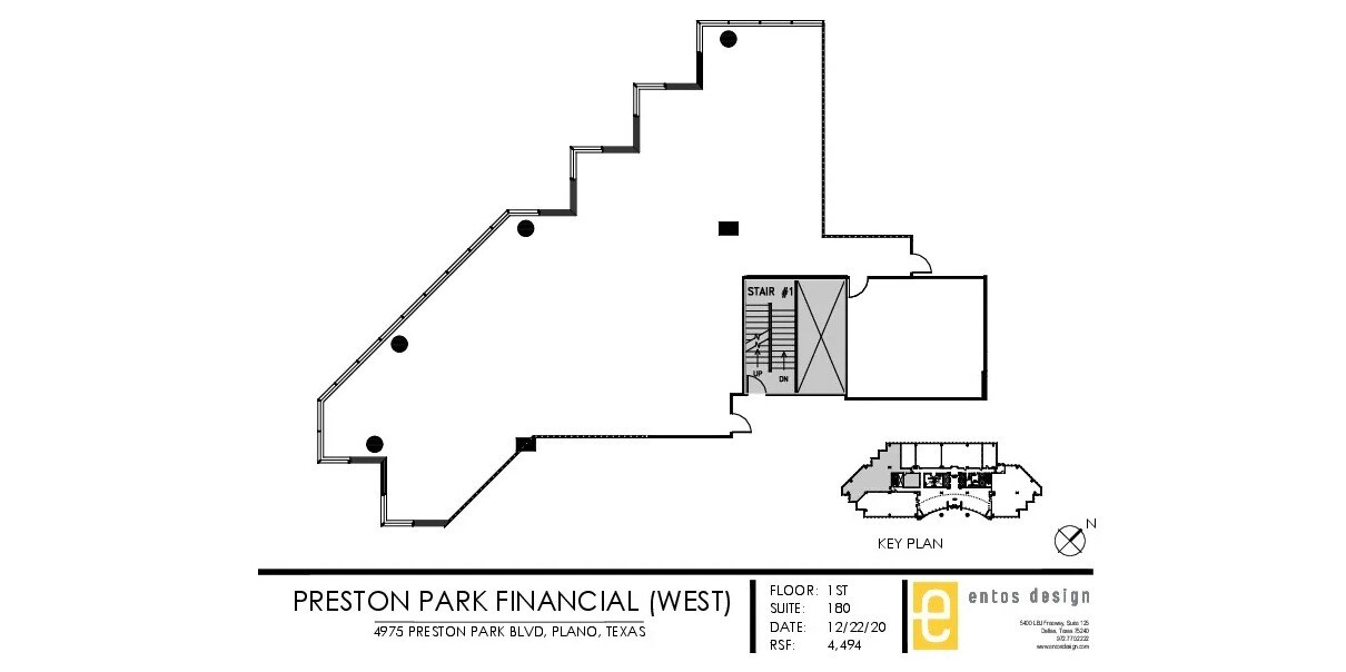 4975 Preston Park Blvd, Plano, TX à louer Plan d’étage- Image 1 de 1