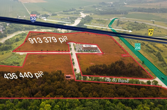 Plus de détails pour Rue Du Boisé, Beauharnois, QC - Terrain à vendre