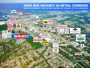 10695 E US Highway 36, Avon, IN - AERIAL  map view - Image1