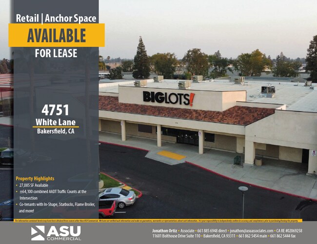 More details for 4751 White Ln, Bakersfield, CA - Retail for Lease