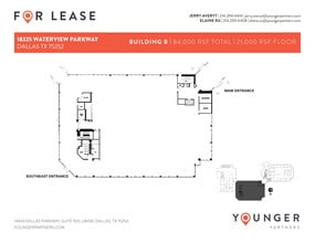 18325 Waterview Pky, Dallas, TX à louer Plan d’étage- Image 1 de 1