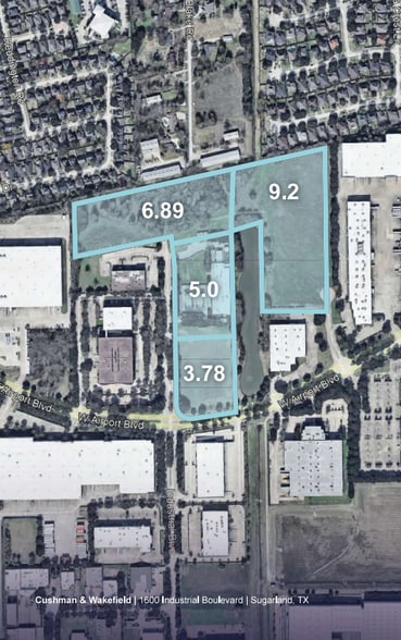1600 Industrial Blvd, Sugar Land, TX for sale - Aerial - Image 3 of 7