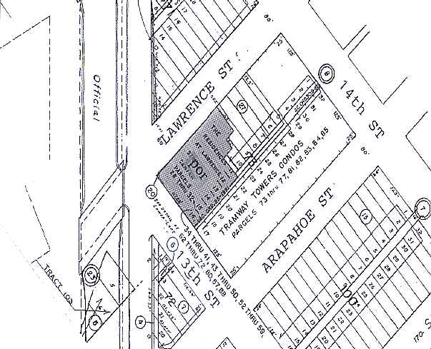 1350 Lawrence St, Denver, CO à vendre - Plan cadastral - Image 2 de 18