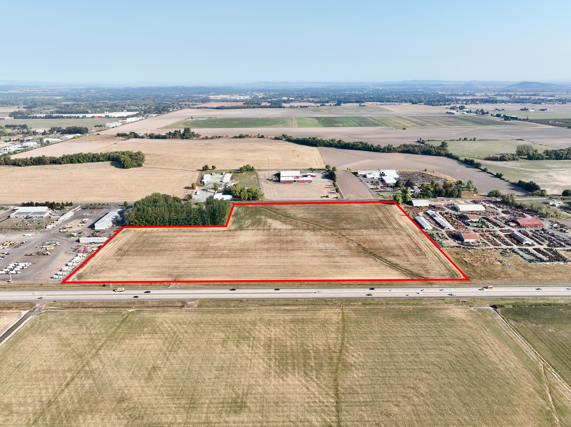 Corvallis-Lebanon Hwy 210, Tangent, OR for sale Aerial- Image 1 of 4